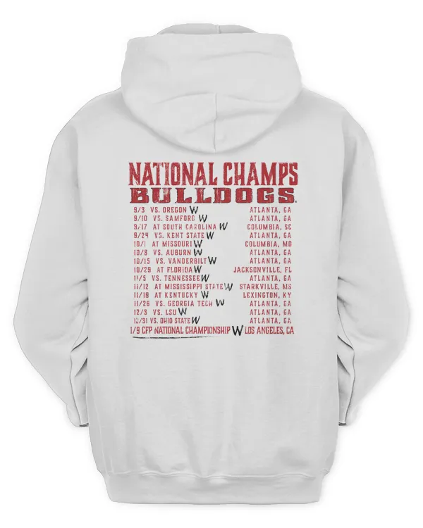 Georgia Bulldogs National Champs World Tour 22 Hoodie