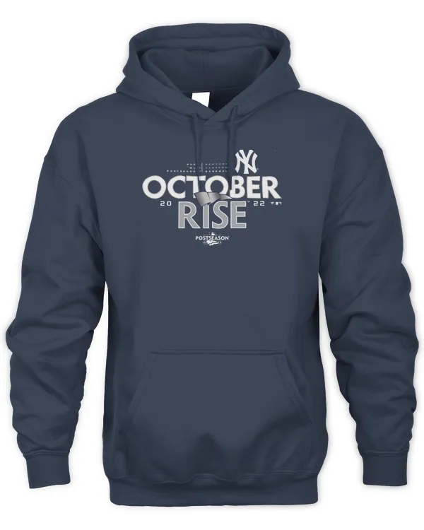 Mlb New York Yankees Fanatics October Rise 2022 Postseason Hoodie