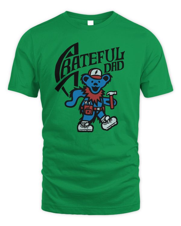 Homage Shop Grateful Dad Mascot  Green Tee
