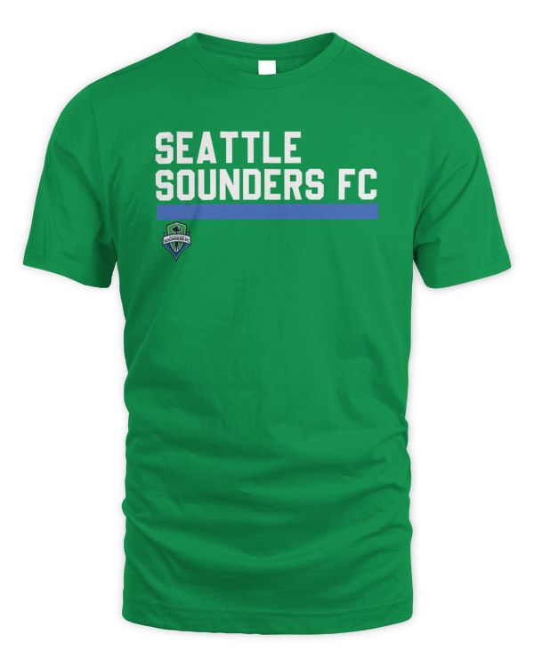 MLS Shop Seattle Sounders FC Fanatics Branded Stacked Slant Tee Shirt