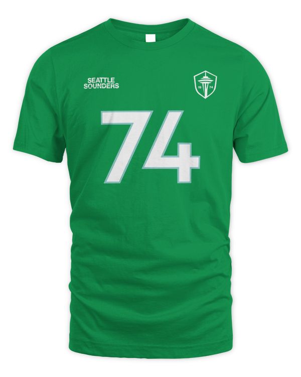 Seattle Sounders FC Mitchell & Ness Established #74 Tee Green
