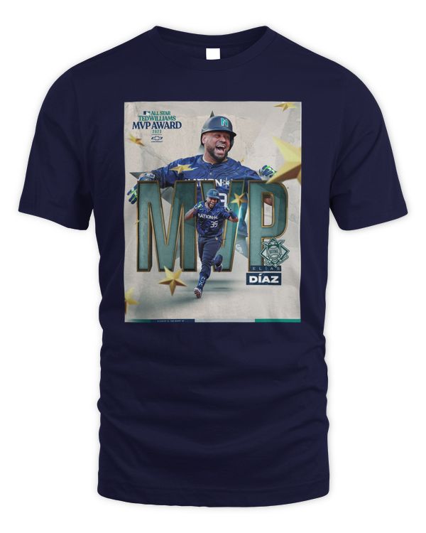 #35 Elias Diaz MVP Award 2023 MLB All Star Tee Navy