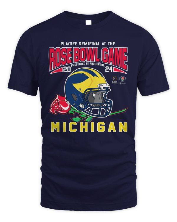 Michigan Playoff Semifinal At The Rose Bowl Game Tee Navy