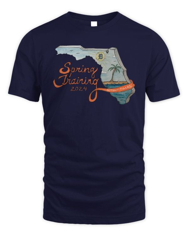 Detroit Tigers Spring Training 2024 Tee Shirt