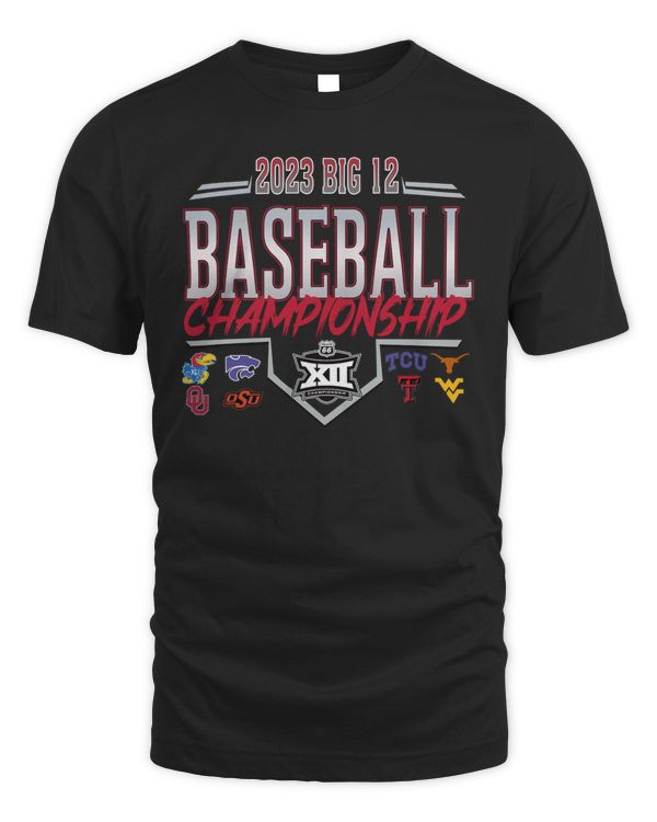 2023 Big 12 Baseball Championship 8 Team Tee Shirt