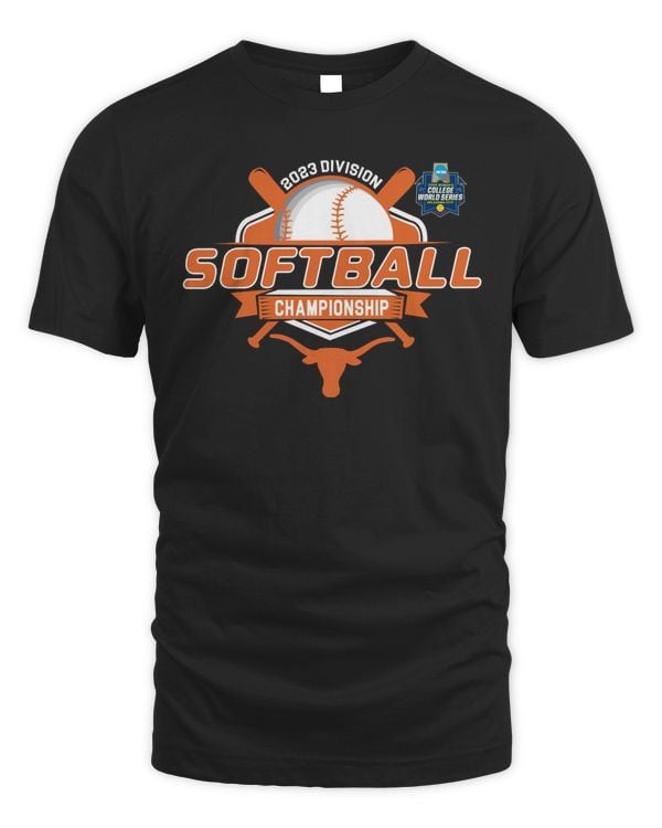 Official Texas Longhorns 2023 Women's Softball College World Series Championship Tee