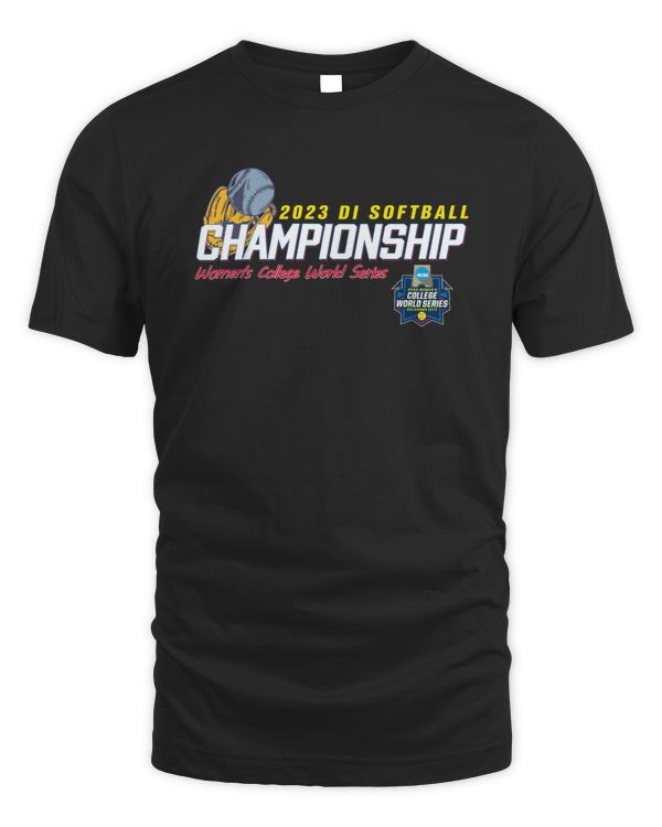 Official 2023 Division Softball Championship Women’s College World Series Tee