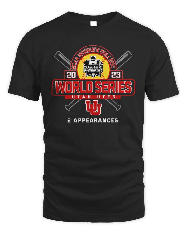 Utah Utes 2 Appearances Ncaa Women's College World Series Shirt