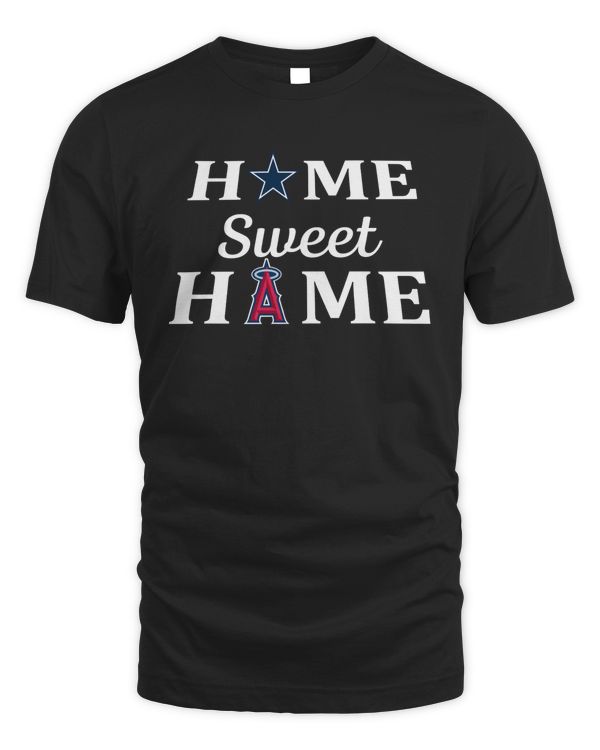 Dallas CB Football And Los Angeles AG Baseball Home Sweet Home Sweatshirt Hoodie