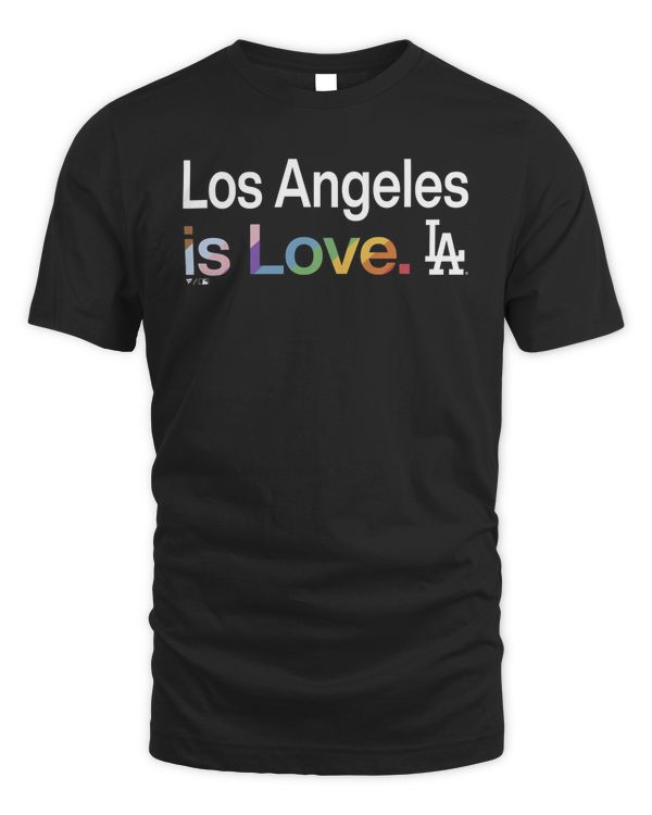 Los Angeles Dodgers Profile Pride Tee Mlb Shop