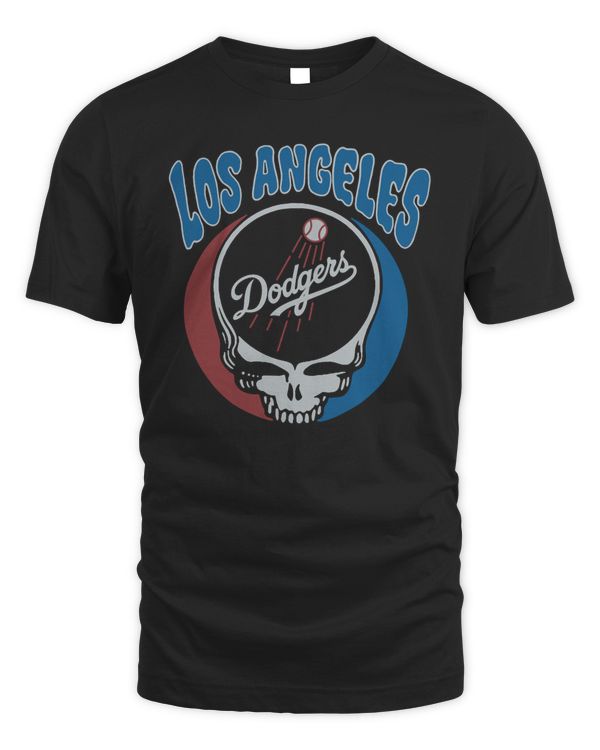 Homage Los Angeles Dodgers Grateful Dead Black Shirt