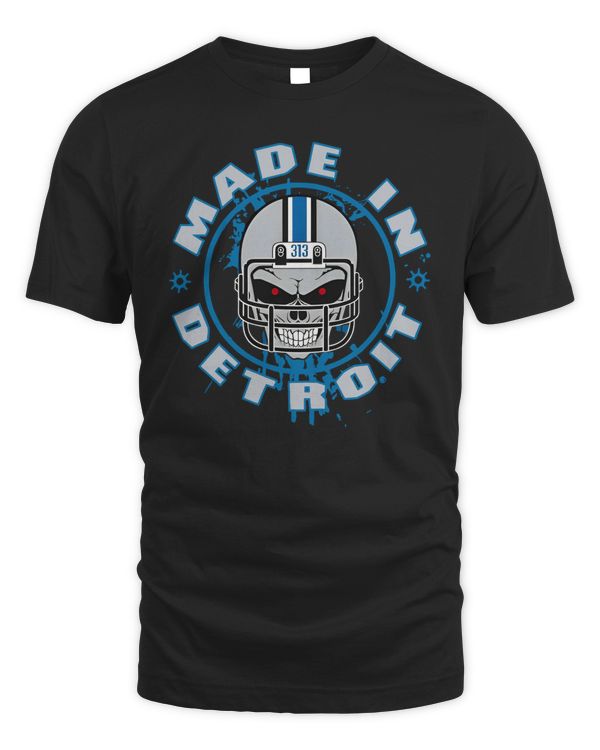 Official 2023 Made In Detroit Helmet Skull Shirt Hoodie