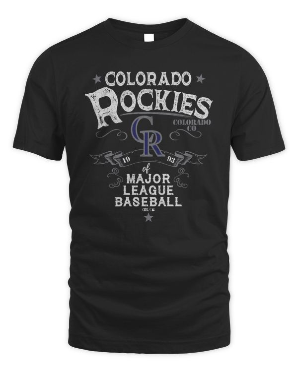 2023 Major League Baseball Colorado Rockies Darius Rucker Collection By Fanatics Beach Splatter Tee
