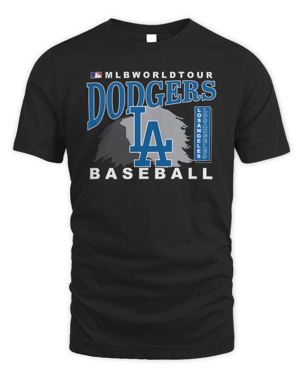 2023 Mlb World Tour Los Angeles Dodgers Baseball Logo Shirt