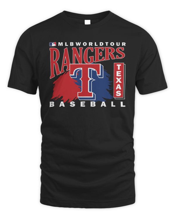 2023 Mlb World Tour Texas Rangers Baseball Logo Shirt