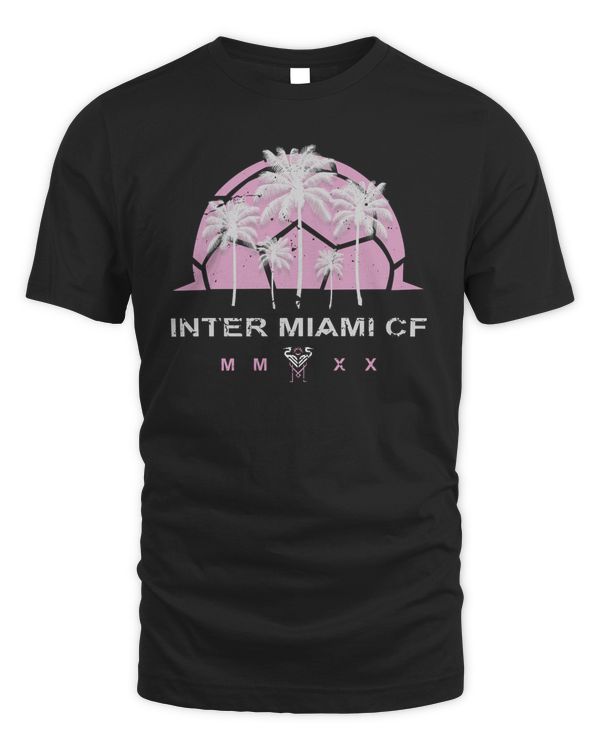 500 Level Inter Miami CF Palm Trees Black Tee