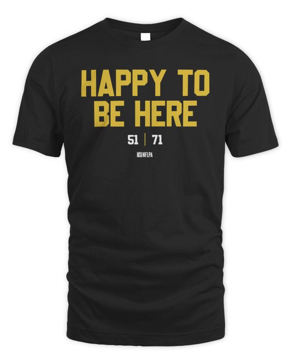 Nate Herbig Happy To Be Here 51-71 Black Shirt