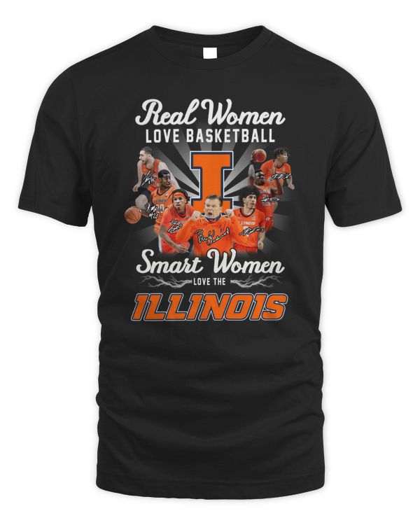 Real Women Love Basketball Smart Women Love The Illinois 2023 Tee
