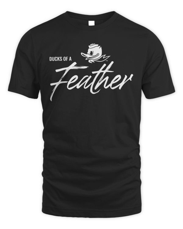 Official Ducks Of A Feather Oregon Logo Shirt Black