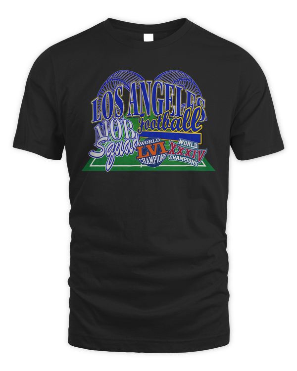 Los Angeles Football Mob Squad World Champions Shirt Black