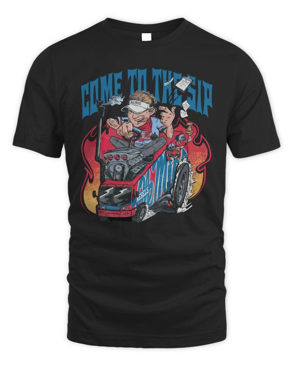 Ole Miss All Aboard The Lane Train Blue T-Shirt