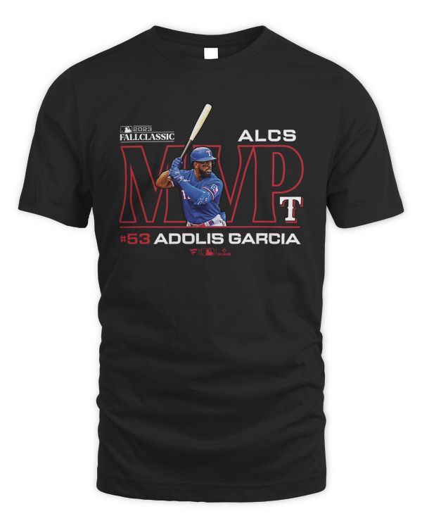 Adolis Garcia #53 Texas Rangers Fall Classic 2023 American League Champions MVP Shirt