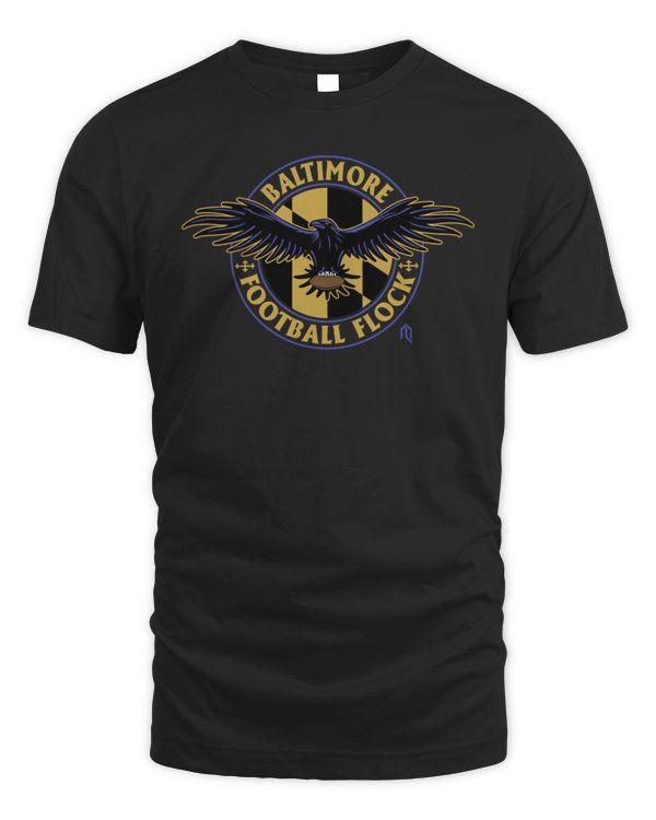 Shirt Athletelogos Baltimore Football Flock