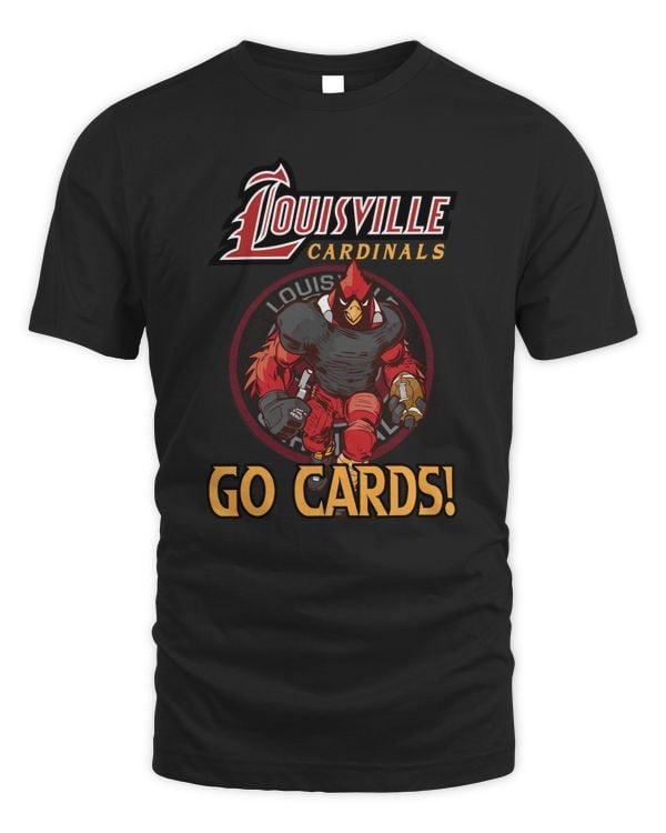 The Ville Louisville Cardinals Go Cards Mascot Shirt Red