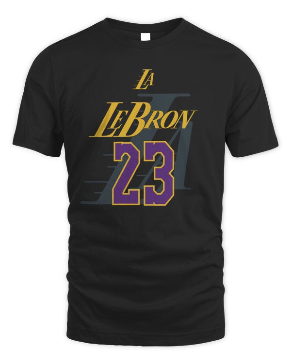 LeBron James #23 Los Angeles Lakers Stadium Essentials Unisex 2023-24 City Edition Player Graphic Tee