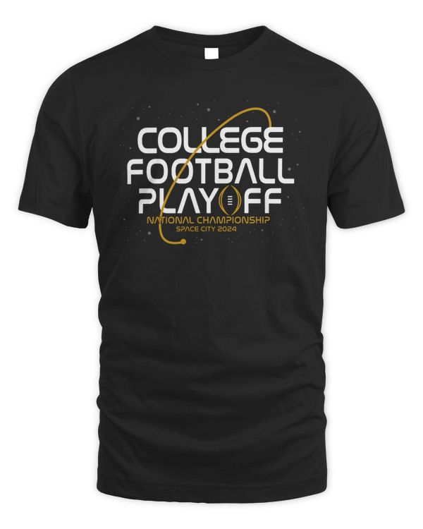 College Football Playoff 2024 National Championship Game Space Black Tee
