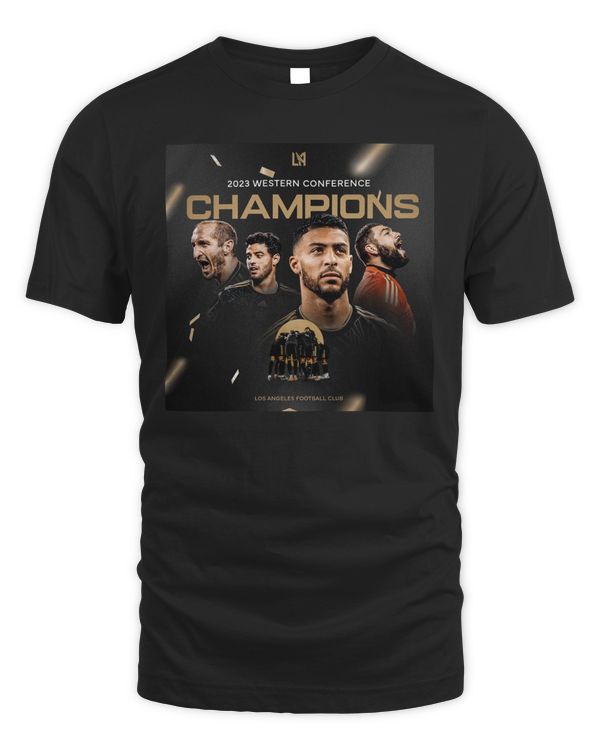 Los Angeles FC 2023 Western Conference Champions Tee Poster