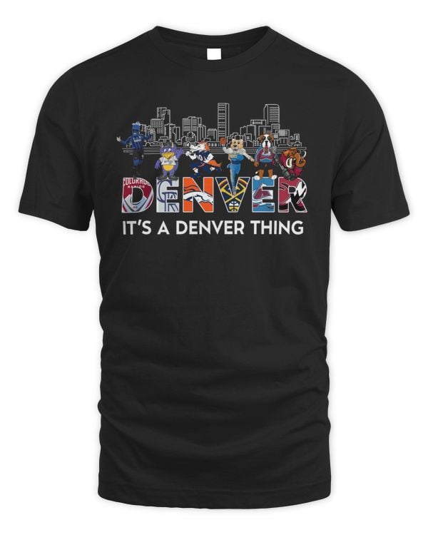 Official Denver Team It’s A Denver Thing Skyline Mascot 2023 Hoodie Sweatshirt