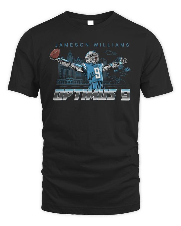 Jameson Williams Optimus 9 Double Sided Black Shirt