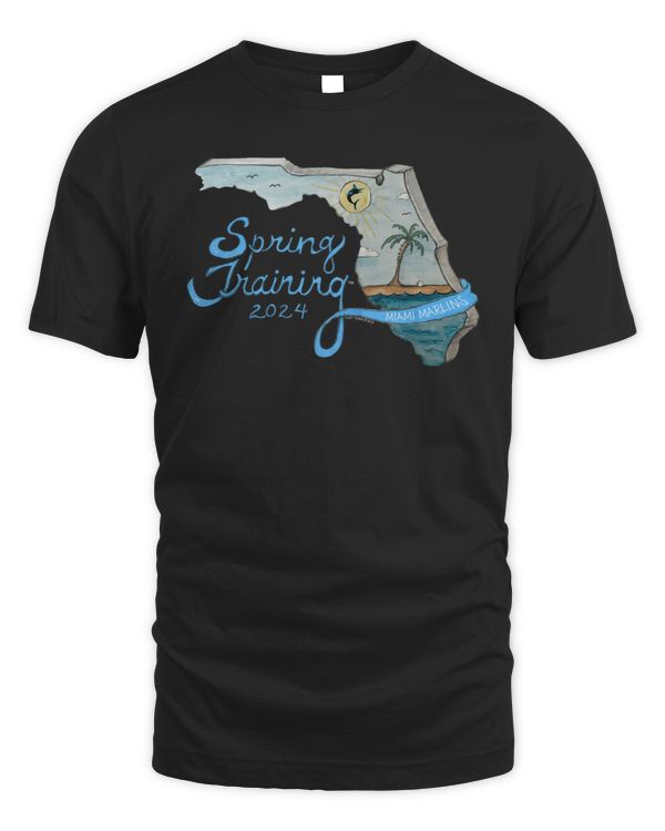 Miami Marlins Spring Training 2024 Tee Shirt