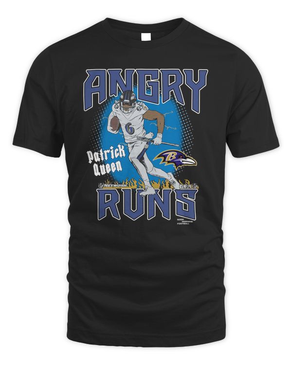 Angry Runs Ravens Patrick Queen Tee Homage Shop