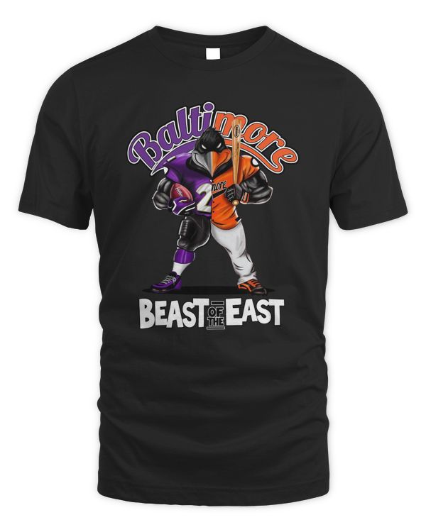 Baltimore Sports Teams Mascots Beast Of The East Shirt Black