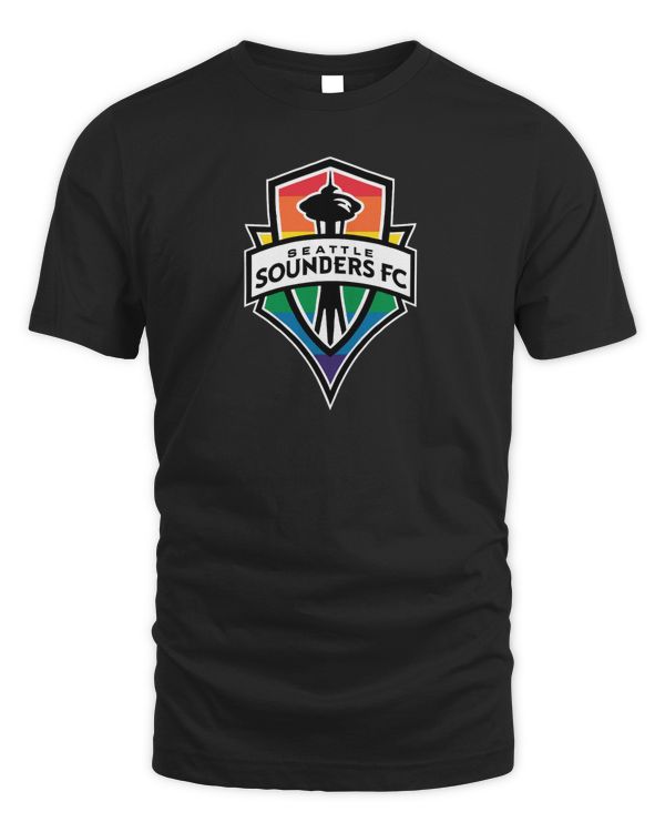Seattle Sounders Fc Soccer Pride Logo Tee