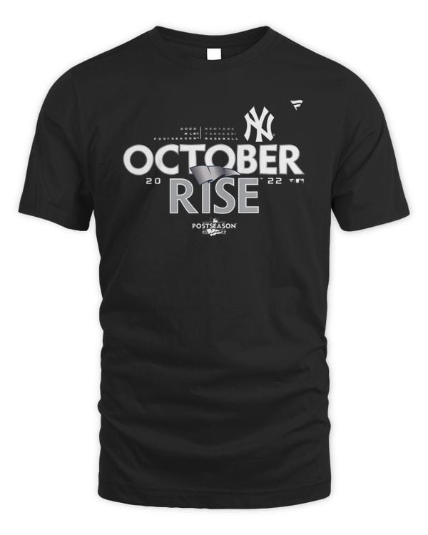 New York Yankees 2022 Postseason October Rise T-Shirt