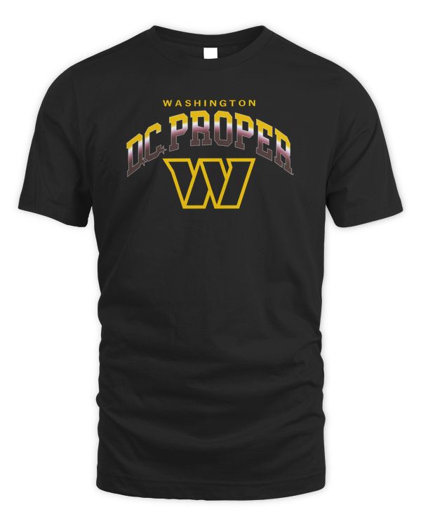 Nfl Washington Commanders DC PROPER Gold District Of Champions Shirt