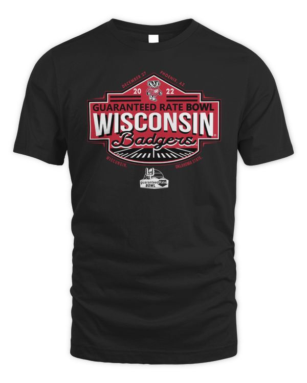 Guaranteed Rate Bowl 2022 Wisconsin T Shirt