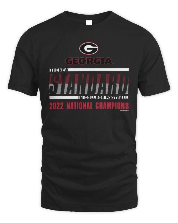 Official Georgia Bulldogs College Football Playoff 2022 National Champions New Standard T-Shirt