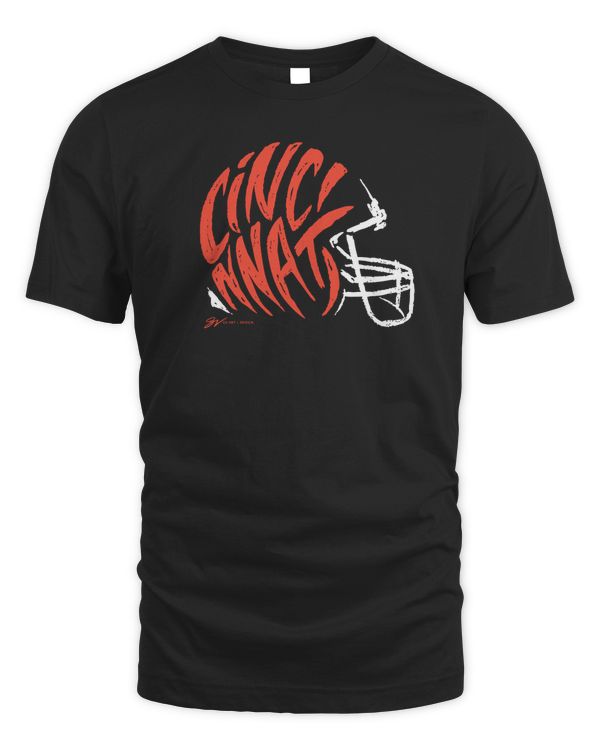 Gv Art And Design Cincinnati Helmet T Shirt