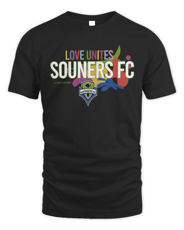 Official Seattle Sounders FC Love Unites T-Shirt