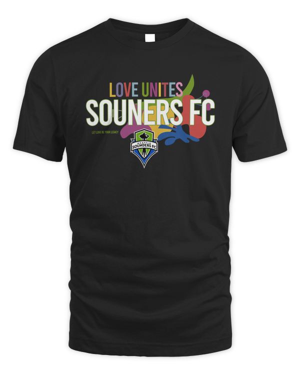 MLS Shop Seattle Sounders FC Love Unites T Shirt