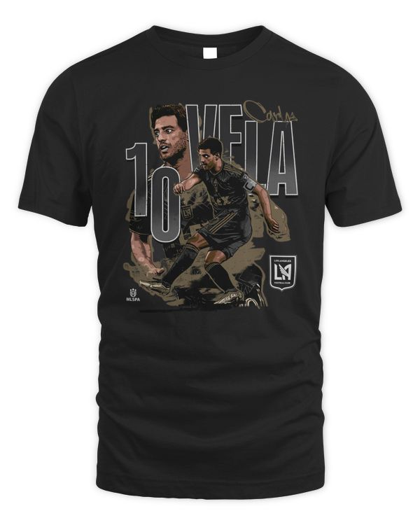MLS Shop #10 Carlos Vela LAFC Showcase Los Angeles Black Shirt