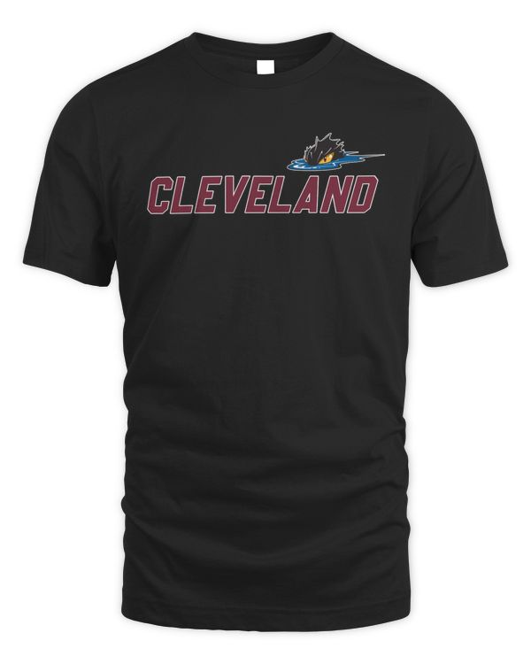 Cleveland Monsters Logo Cleveland Slant Hockey Hoodie