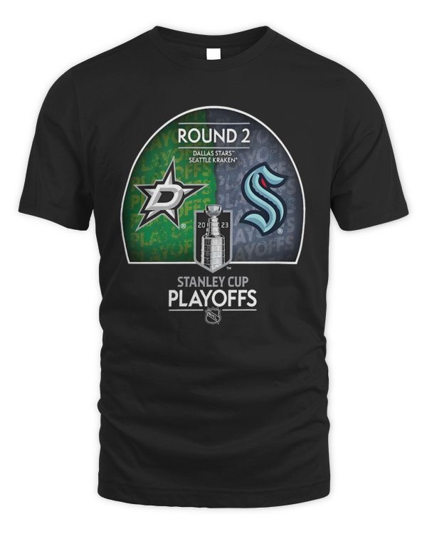 Nhl Stars Vs. Kraken Stanley Cup Playoffs  Matchup 2023 Shirt