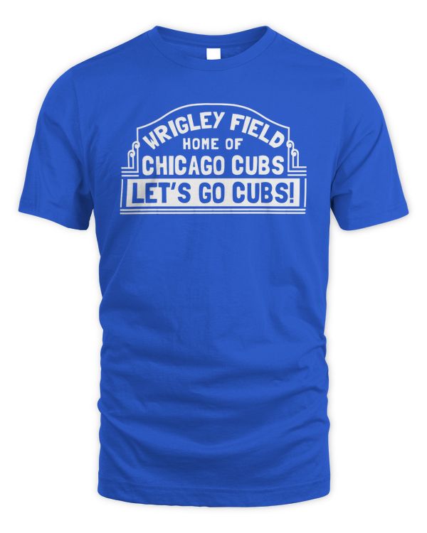 Homage Shop Chicago Cubs Hyper Local Tri-Blend T Shirt Royal