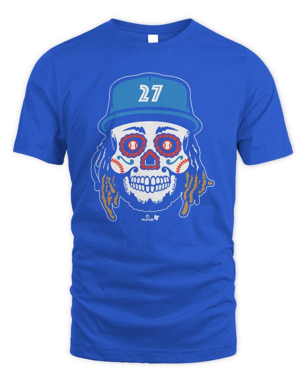 Toronto Blue Jays #27 Vladimir Guerrero Jr Sugar Skull Tee