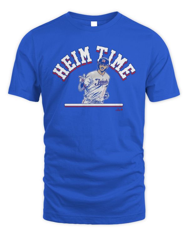 Texas Rangers Jonah Heim #28 Time Shirt